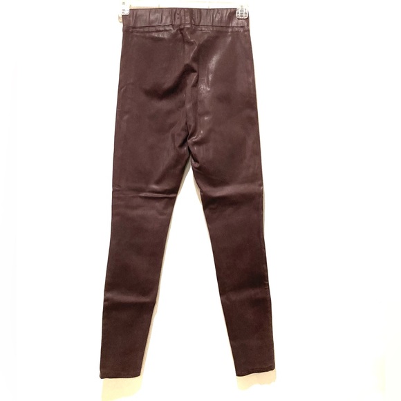 NWT, L’Agence Rochelle High Rise Coated Jean, Mahogany Color, Size M - Picture 10 of 10